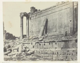 Baalbeck (Heliopolis), świątynia Jowisza, fasada wschodnia; Syria
