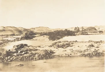 Wejście do pierwszej katarakty w pobliżu Asuanu, 1849-50.