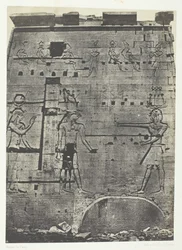 Wielka Świątynia Izydy w Filoe, Drugi Pylon, Nubia, 184951, wydrukowany 1852.