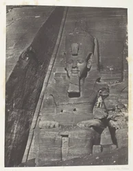 Ibsamboul, Colosse Oriental Du Grand Spéos De Phrè; Nubie, płyta 103 z albumu "Egypte, Nubie, Palestine et Syrie" (1852)