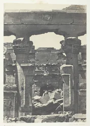 Kalabscheh, Porte du Pronaos, Nubie, 184951, druk 1852.