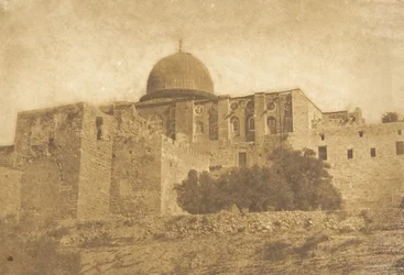 Koubbé-Nébi-Monça - Kopuła Mojżesza w Jerozolimie, sierpień 1850.