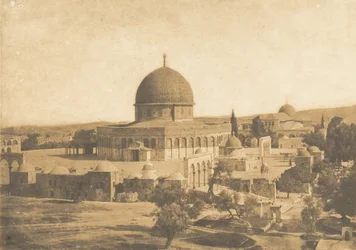 Meczet Omara w Jerozolimie, sierpień 1850.