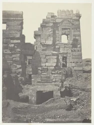 Medinet-Habou, Północna Fasada Ginekologii Ramzesa-Méiamouna, Teby, 184951.