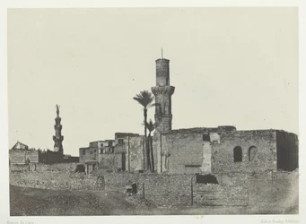 Meczet w pobliżu Bab-el-Saïda, Le Kaire, 184951, wydrukowany 1852.