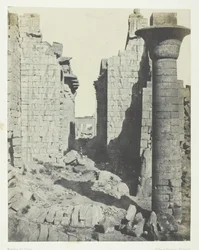 Pałac Karnak, Dwór Bubastytów i Wejście Główne do Sali Hypostyle, Teby, 184951.