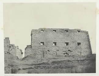 Pałac Karnak, Wielkie Pylony Południowego Zachodu, Teby, 184951, druk 1852.