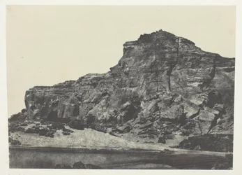 Druga katarakta, Dgebel-Aboucir; Nubia, płyta 112 z albumu "Egypte, Nubie, Palestine et Syrie" (1852)