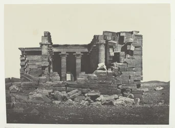 Świątynia De Maharakkah Hiera Sycaminos Des Grecs, Nubie, 184951, wydrukowana w 1852 roku.