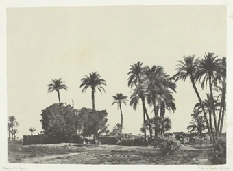 Wieś Hamameh, Górny Egipt, 184951, wydrukowany 1852.
