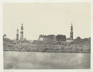 Widok ogólny, Girgeh, Górny Egipt, 184951, wydrukowany 1852.
