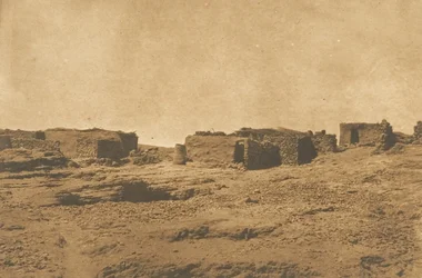 Widok wsi Abou-hor Zwrotnik Raka, kwiecień 1850.