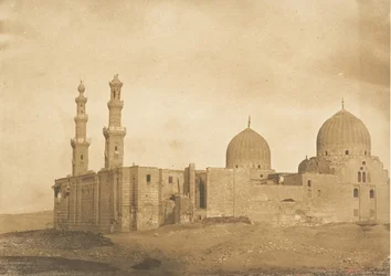 Widok ogólny meczetu i grobowca sułtana Bezkouka, El-Melek..., grudzień 1849-styczeń 1850.