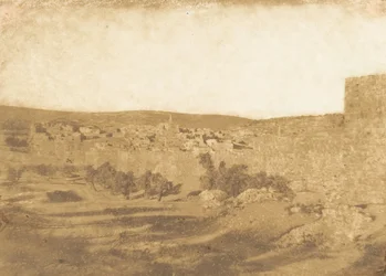 Widok wykonany na północny zachód od Jerozolimy, sierpień 1850.