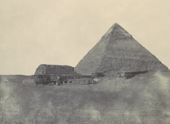 Środkowy Egipt. Piramida Chefrena, 1850.