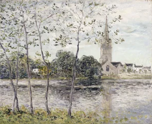 Nad stawem w Rosporden, Finistere; Au Bord de l „Etang a Rosporden, Finistere, 1911