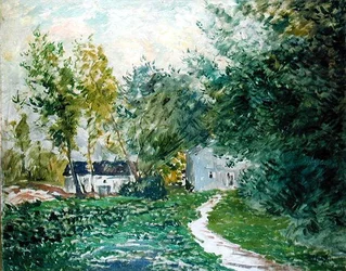 Pejzaż (olej na płótnie)