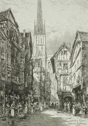 Ulica w Rouen