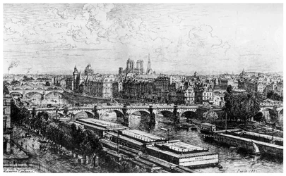 Paryż zabrany z Luwru, c1850-1895 1924