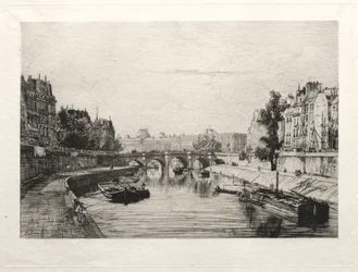 Widok z Pont St. Michel