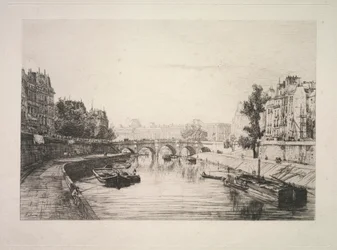 Widok z mostu św. Michała, 1865.