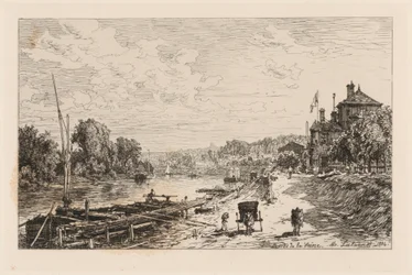Widok na Bas-Meudon, brzegi Sekwany