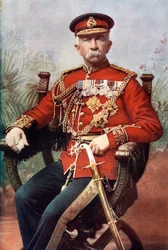 Sir Henry Evelyn Wood, angielski feldmarszałek i odbiorca Krzyża Wiktorii, 1902.