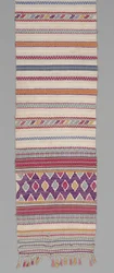 Tkanina ceremonialna, ok. 1905-1935 (bawełna i jedwab)
