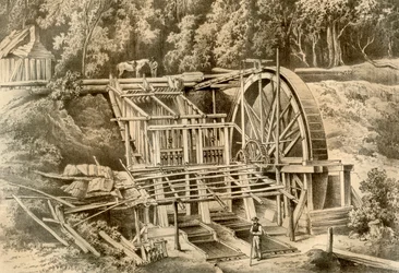 Kruszarka kwarcowa, Australia, 1879