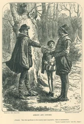 Ilustracja do dzieła "Stracone zachody miłości" (rycina)