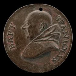 Battista Spagnoli z Mantui, 1447-1516, poeta karmelitański [awers], ok. 201 1513.