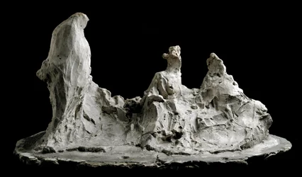 Rozmowa w ogrodzie, rzeźba Medarda Rossa (1858-1928), Barzio, Museo Medardo Rosso