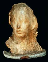 Ecce Puer (Oto dziecko), ok. 1906, Medardo Rosso (1858-1928), gips, 52x42x32 cm