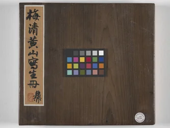 12 widoków Huangshan (atrament na jedwabiu)