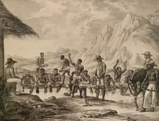 Pranie diamentów, Curralinho, 1823-1831.