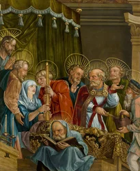Śmierć Dziewicy Feselena, Melchiora (ok. 1495-1538). Olej na drewnie
