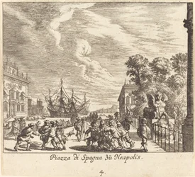 Schody Hiszpańskie, Neapol