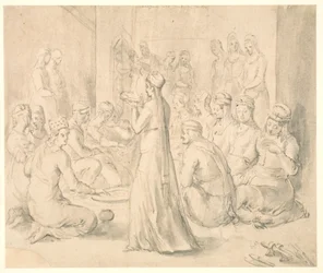 Grupa jedzących tureckich kobiet