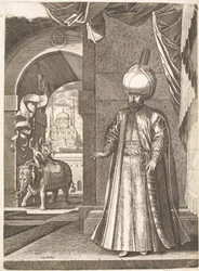 Portret sułtana Sulejmana Wspaniałego (stojący)