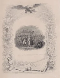 Galowie i franki, z Pieśni Bérangera, 1829