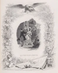 To już nie Lisette z Pieśni Bérangera, 1829. Twórcy: Melchior Péronard, Auguste Blanchard I.