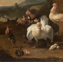 Detal z Menażerii, ok.1680