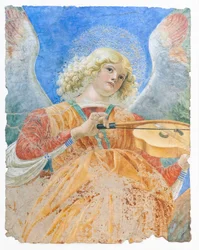 Muzykujące anioły, około 1480