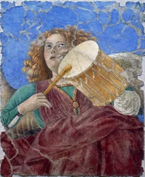 Anioł-muzyk Melozzo da Forli, ok. 1480 (fresk)