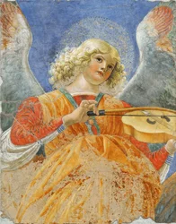 Anioł-muzyk Melozzo da Forli, ok. 1480 (fresk)
