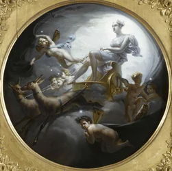 Diana na swoim rydwanie, 1821.