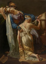 Hekuba i Poliksena, po 1814 (olej na płótnie)