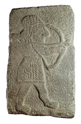 Łucznik hetycki, z pałacu Kapara, króla Guzany, w Tell Halaf (Syria), IX w. p.n.e. (płaskorzeźba na kamieniu)