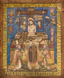 Messe de Saint-Grégoire / Mozaika z piór, Meksyk