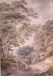 Godington, Kent (akwarela na ołówku)